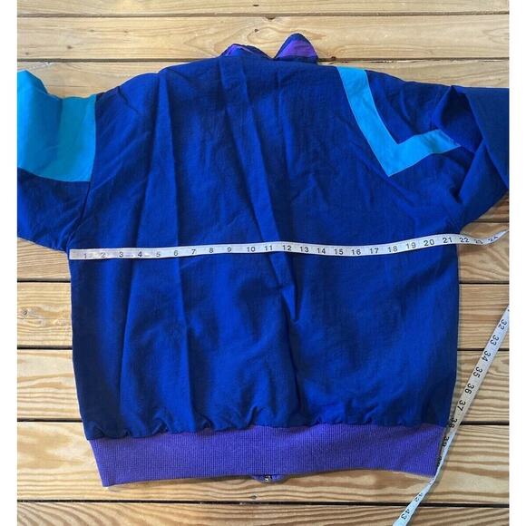 The Shirt Company Vintage Full Zip Jacket Size Small Men’s Blue Purple - Picture 6 of 8